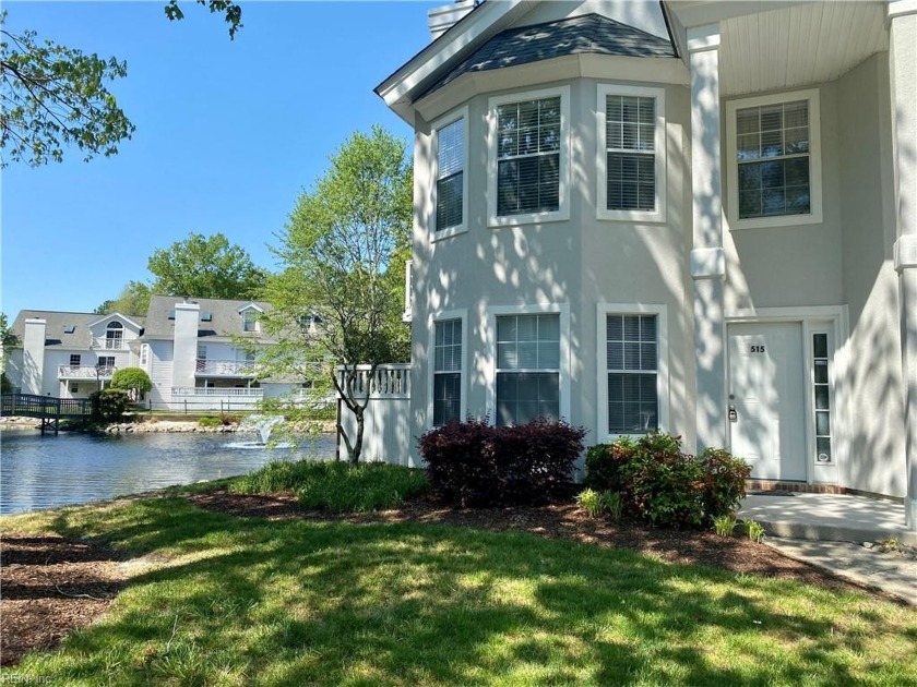 Great single level living 1st floor condo adjacent to pond with - Beach Home for sale in Chesapeake, Virginia on Beachhouse.com