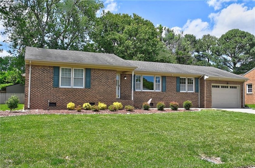 Step into this refreshed 4 bedroom, 2 bath brick ranch that - Beach Home for sale in Virginia Beach, Virginia on Beachhouse.com