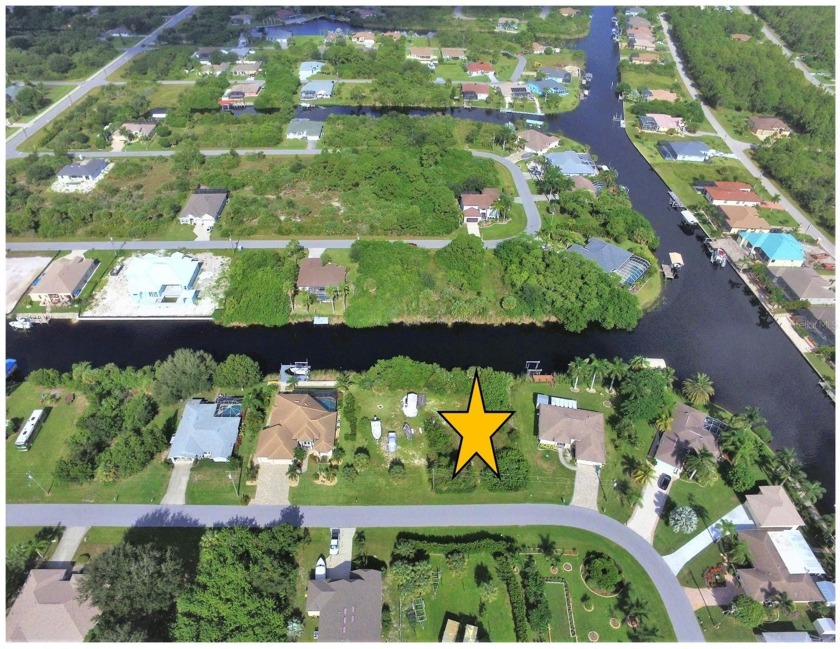 Waterfront Lot For Sale with only one bridge out to open water - Beach Lot for sale in Port Charlotte, Florida on Beachhouse.com