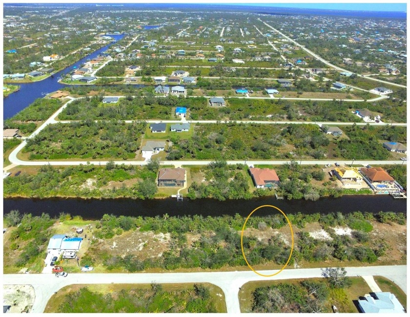 Waterfront Lot with Only One Bridge Out to Open Water giving you - Beach Lot for sale in Port Charlotte, Florida on Beachhouse.com