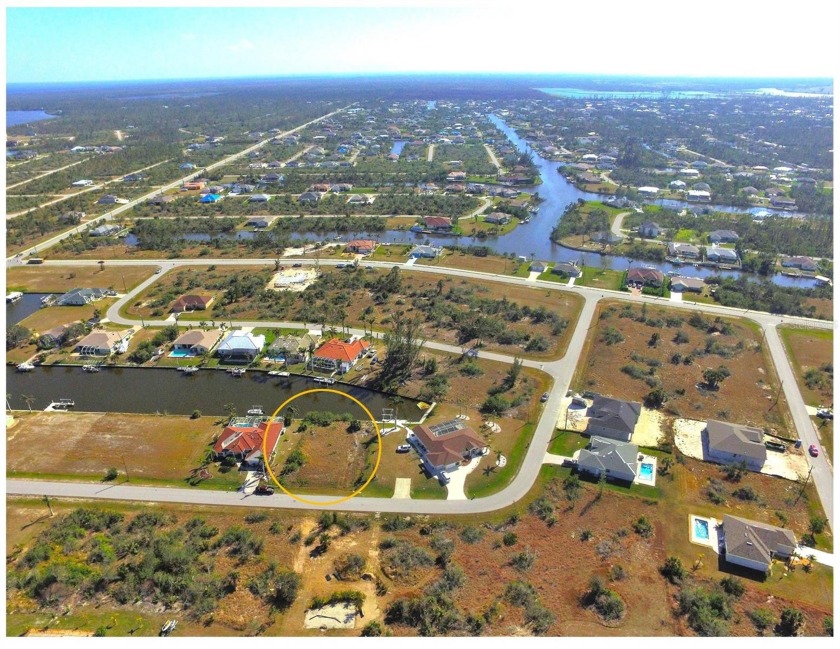 Oversized Waterfront Lot with roughly 104 feet of concrete - Beach Lot for sale in Port Charlotte, Florida on Beachhouse.com