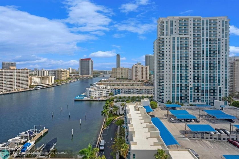 Amazing View of Intracoastal & Ocean from this 14th floor 1 bdrm - Beach Condo for sale in Hallandale Beach, Florida on Beachhouse.com