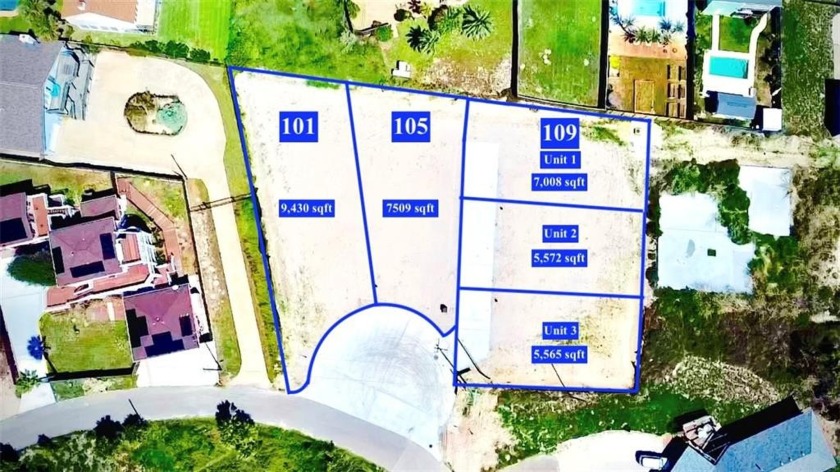 Large 7,000sqft lot situated on a newly developed cul de sac, at - Beach Lot for sale in Port Aransas, Texas on Beachhouse.com