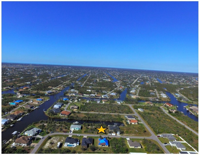 Waterfront Lot For Sale with only one bridge out to open water - Beach Lot for sale in Port Charlotte, Florida on Beachhouse.com