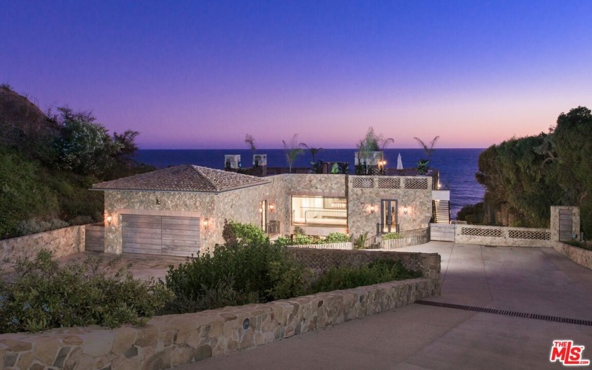 Casa di Pietra is a stunning beachfront villa with a gentle - Beach Home for sale in Malibu, California on Beachhouse.com