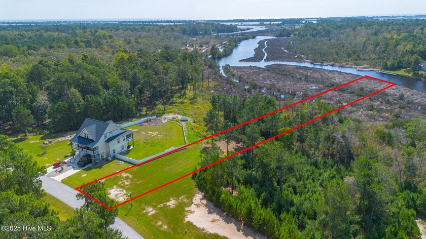 A rare opportunity to own nearly 1.4 acres of waterfront - Beach Lot for sale in Holly Ridge, North Carolina on Beachhouse.com
