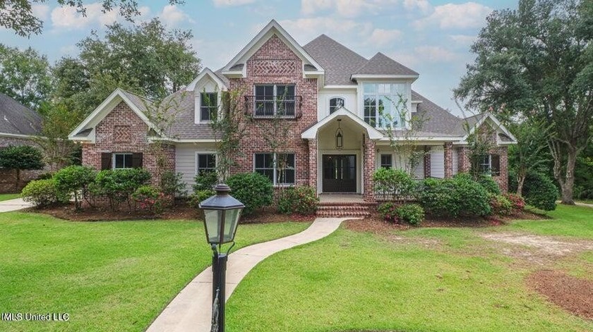 Luxurious custom built home located on the 1st hole in the - Beach Home for sale in Pass Christian, Mississippi on Beachhouse.com