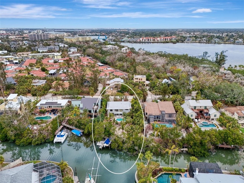 This Key West style WATERFRONT home is perfectly situated just - Beach Home for sale in Sarasota, Florida on Beachhouse.com