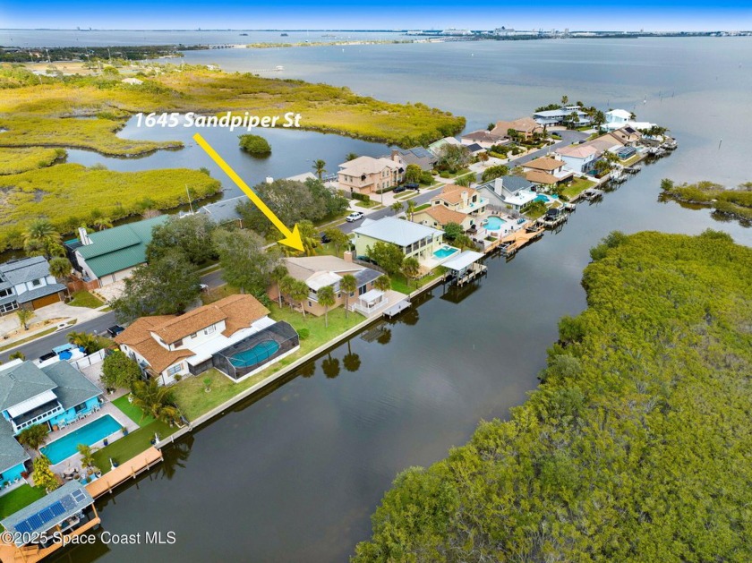 DEEP WATER CANAL, FISHERMAN'S DREAM HOME, No Bridges to - Beach Home for sale in Merritt Island, Florida on Beachhouse.com