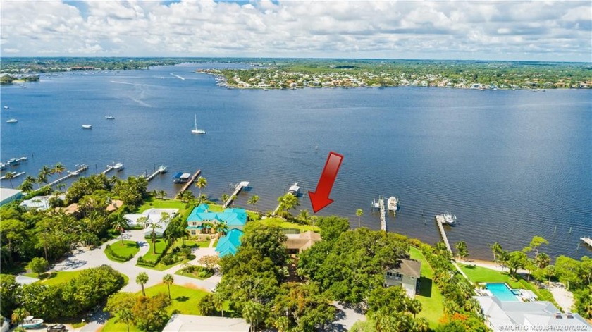 Exceptional opportunity for wide waterfront living. 120ft of St - Beach Home for sale in Stuart, Florida on Beachhouse.com