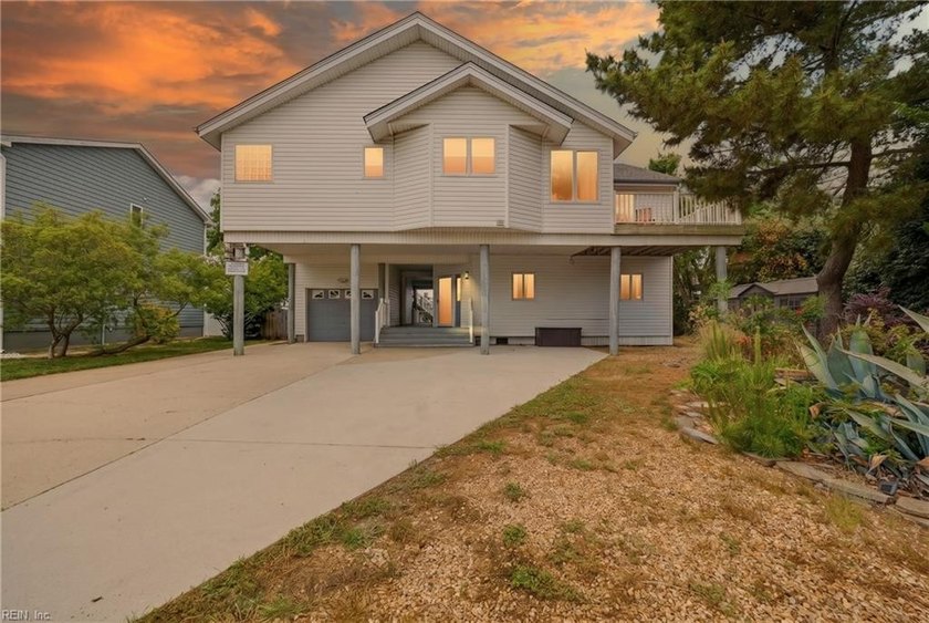 Welcome to coastal living in the heart of Sandbridge. Tucked - Beach Home for sale in Virginia Beach, Virginia on Beachhouse.com