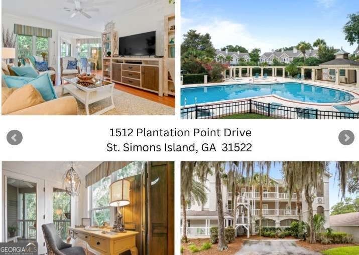 Nestled on the northern tip of the island, this fully furnished - Beach Condo for sale in Saint Simons, Georgia on Beachhouse.com