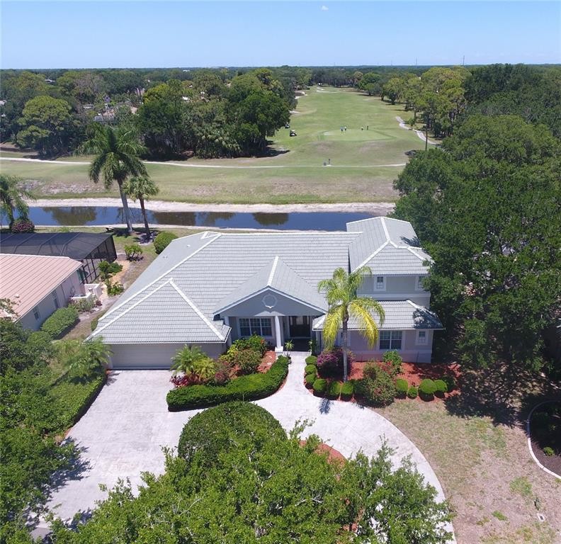 Spectacular golf views can be seen from this custom built home - Beach Home for sale in Nokomis, Florida on Beachhouse.com