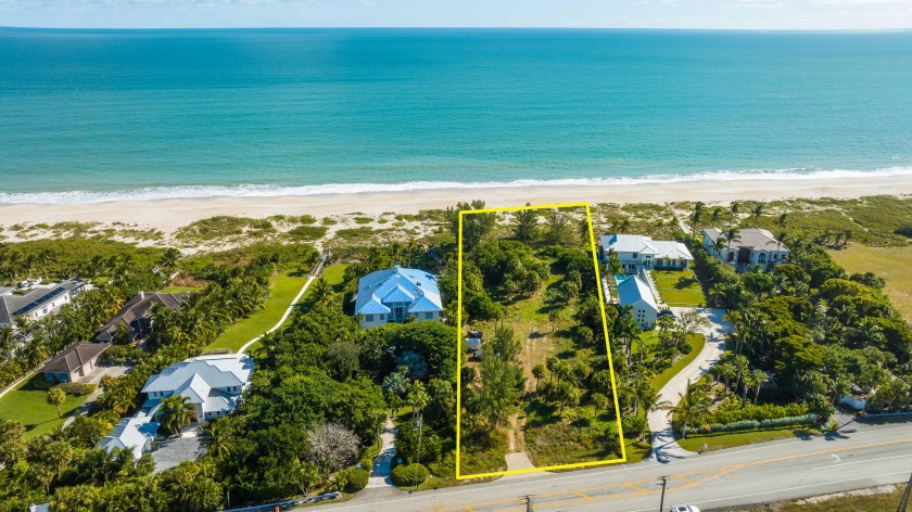 An unrivaled opportunity to own 2+/- Acres of prime oceanfront - Beach Lot for sale in Hutchinson Island, Florida on Beachhouse.com