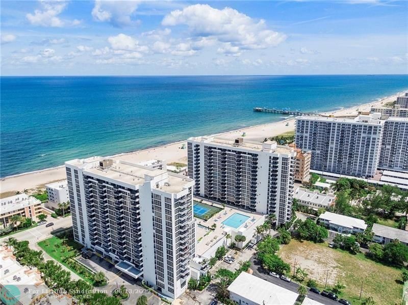 Corner unit with two balconies being sold fully furnished across - Beach Condo for sale in Pompano Beach, Florida on Beachhouse.com