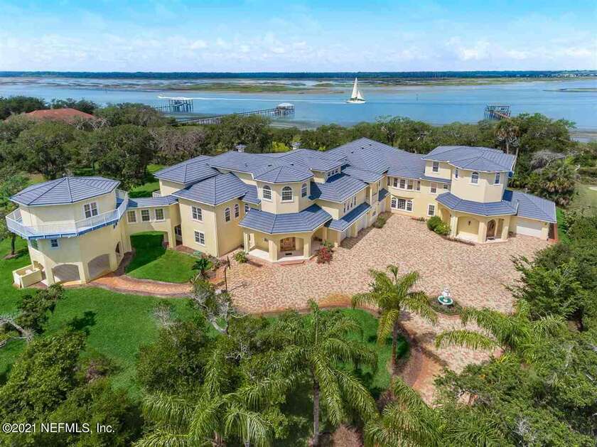 12,000 + SQ FT WATERFRONT ESTATE SOLD! Largest home sold in St - Beach Home for sale in ST Augustine, Florida on Beachhouse.com