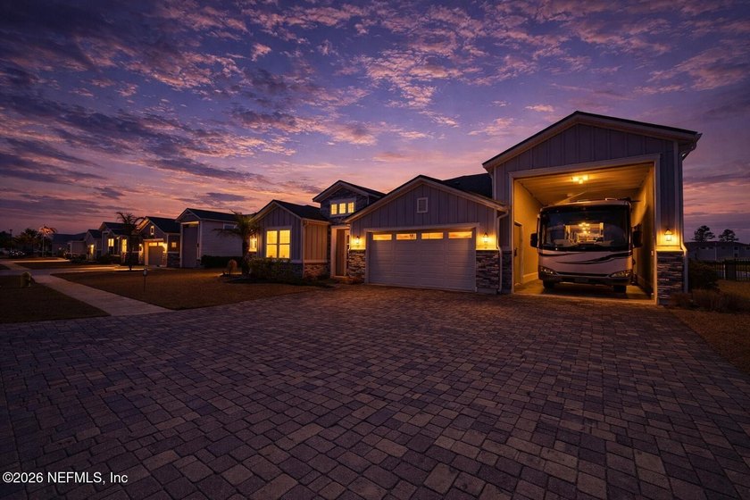 Luxury Waterfront Living with Rare RV/Boat Garage! Welcome to - Beach Home for sale in Fernandina Beach, Florida on Beachhouse.com
