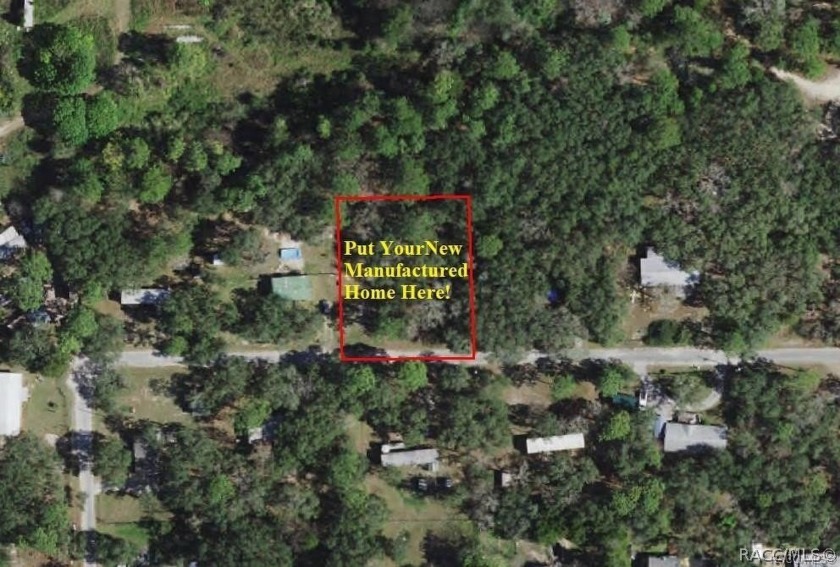 Mobile lot without deed restrictions and out of the flood plain - Beach Lot for sale in Homosassa, Florida on Beachhouse.com
