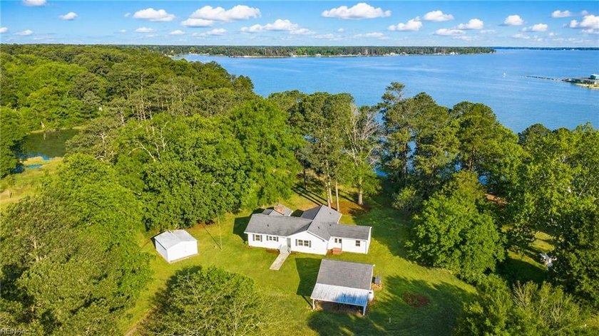Beautiful Sunsets over Hills Bay make this Waterfront Retreat - Beach Home for sale in Hudgins, Virginia on Beachhouse.com