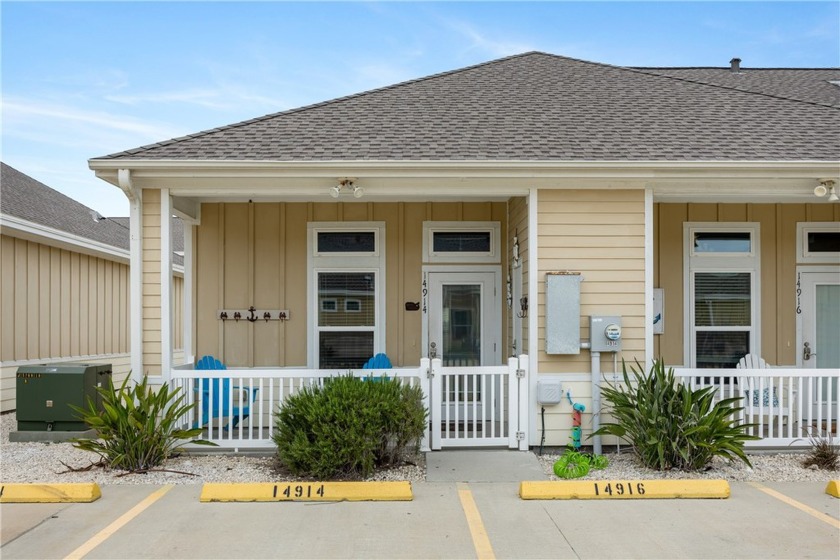 Step inside your new, income producing, corner unit Village By - Beach Townhome/Townhouse for sale in Corpus Christi, Texas on Beachhouse.com