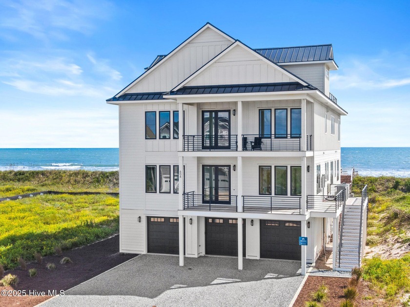 This oceanfront residence represents the pinnacle of modern - Beach Home for sale in North Topsail Beach, North Carolina on Beachhouse.com
