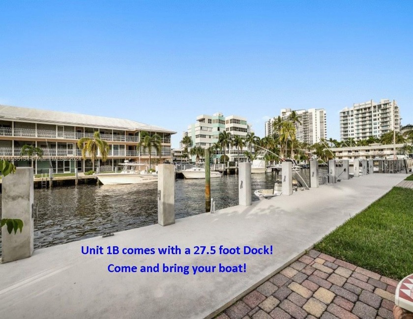 Calling all boaters! First floor waterfront, with wide views of - Beach Condo for sale in Fort Lauderdale, Florida on Beachhouse.com