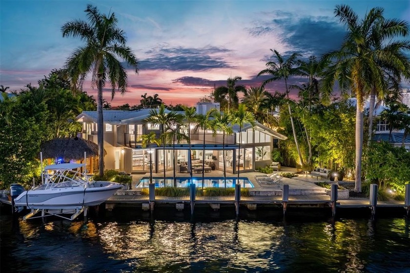 Showcasing 115 feet of prime waterfront on an extra-wide canal - Beach Home for sale in Fort Lauderdale, Florida on Beachhouse.com
