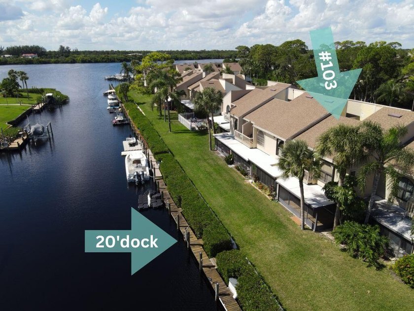 Boater's dream in Tarpon Bay Moorings! Beautifully maintained - Beach Townhome/Townhouse for sale in Port Saint Lucie, Florida on Beachhouse.com