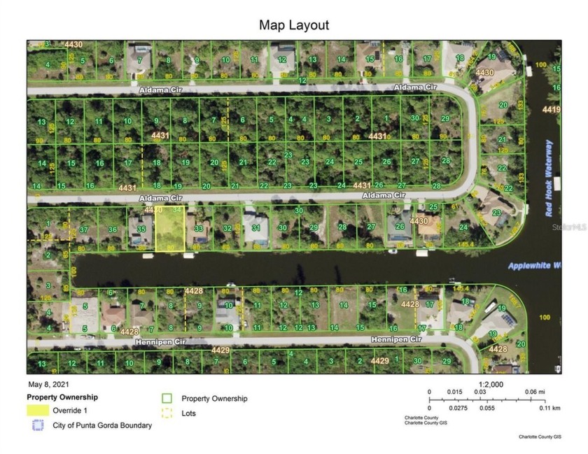 23 acre lot faces north with 80' on the - Beach Lot for sale in Port Charlotte, Florida on Beachhouse.com