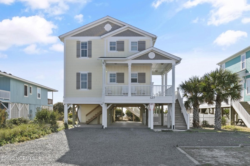 Beautiful Oceanfront home with a Pool! This lovely and - Beach Home for sale in Holden Beach, North Carolina on Beachhouse.com