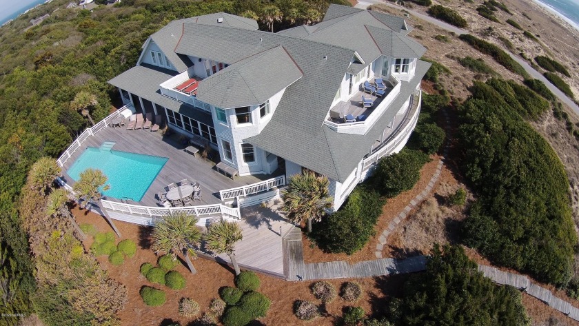 This six-bedroom home on the High Dunes provides panoramas of - Beach Home for sale in Bald Head Island, North Carolina on Beachhouse.com