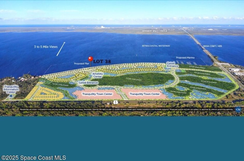70 feet of open water frontage with direct Intracoastal river - Beach Lot for sale in Titusville, Florida on Beachhouse.com
