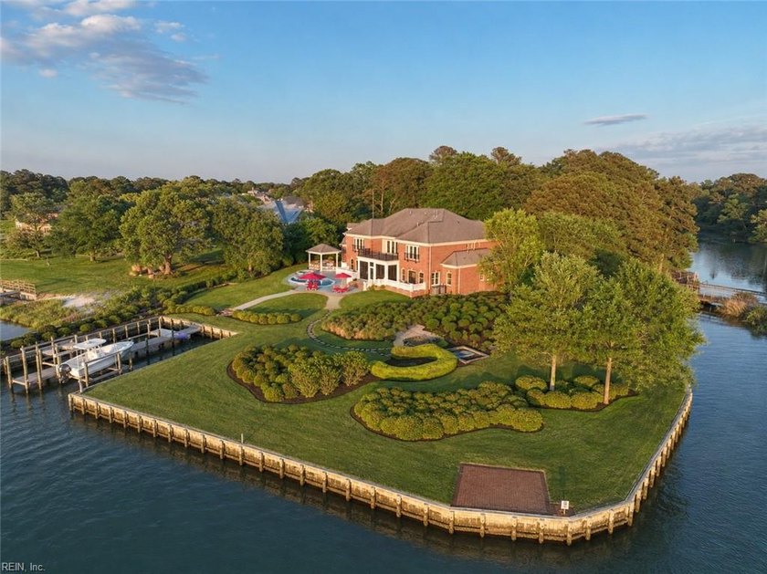 A private, tree-lined road & grand entry welcome you to this - Beach Home for sale in Virginia Beach, Virginia on Beachhouse.com