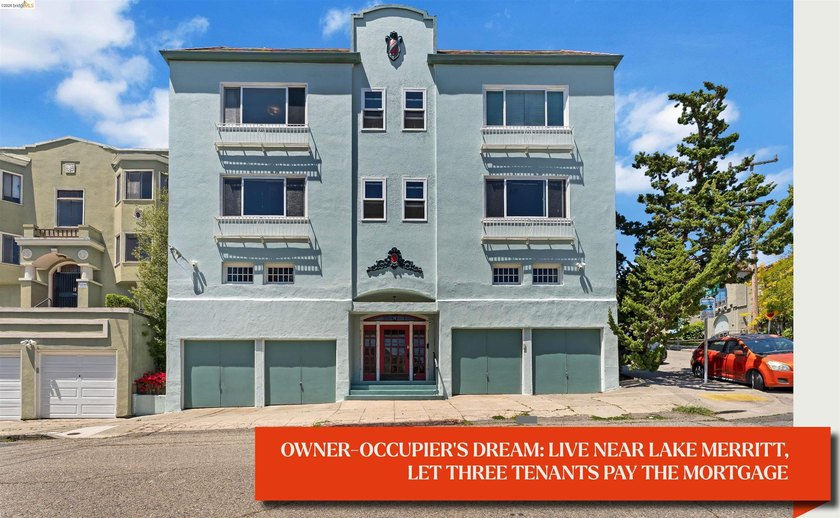 Vintage 1926 Oakland Fourplex Between Grand & Lakeshore - $362 - Beach Home for sale in Oakland, California on Beachhouse.com