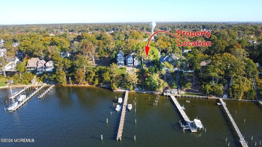 Perched high on a bluff overlooking the sparkling Toms River - Beach Home for sale in Island Heights, New Jersey on Beachhouse.com