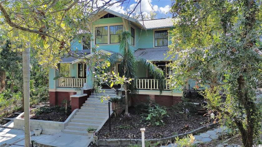 1910 HISTORICAL home overlooking scenic Booker Creek & Park on - Beach Home for sale in St. Petersburg, Florida on Beachhouse.com