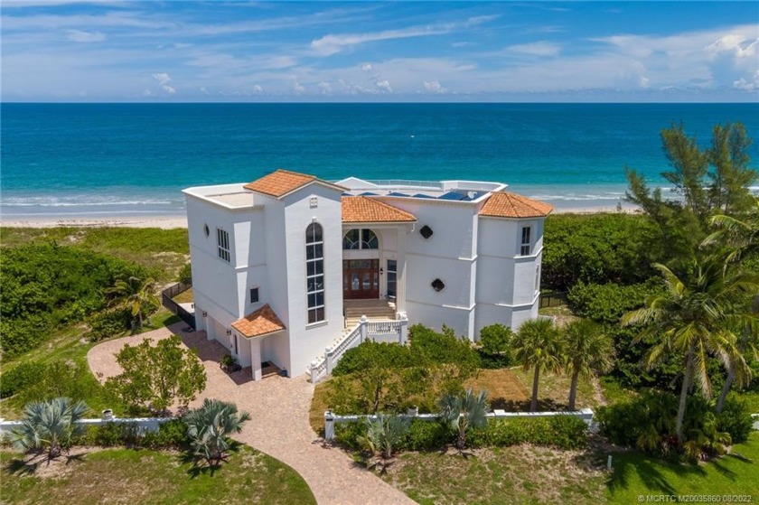 OCEANFRONT ESTATE on Hutchinson Island on 1.24 Acres and Aprox - Beach Home for sale in Hutchinson Island, Florida on Beachhouse.com