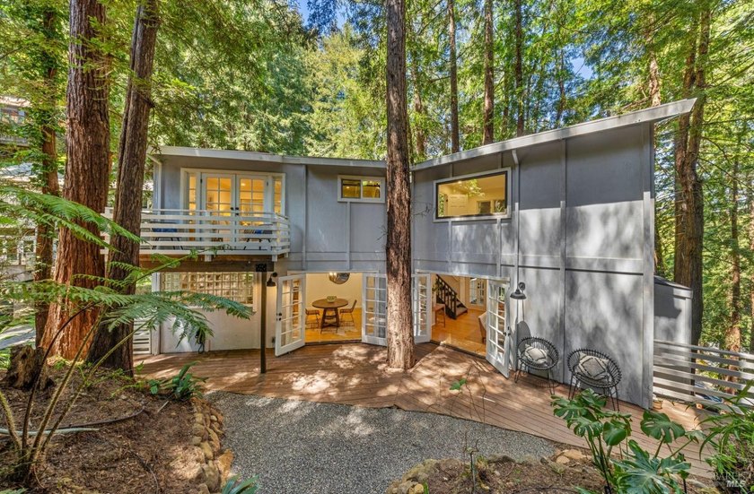 Tucked into a quiet hillside beneath a canopy of beautiful - Beach Home for sale in Mill Valley, California on Beachhouse.com