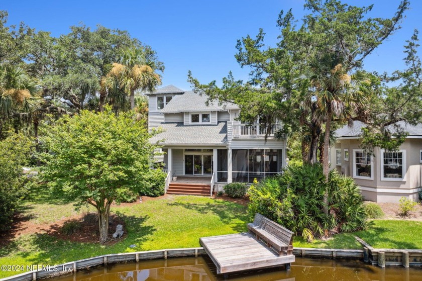 Must see south Amelia Island water view home with a dock! An - Beach Home for sale in Fernandina Beach, Florida on Beachhouse.com