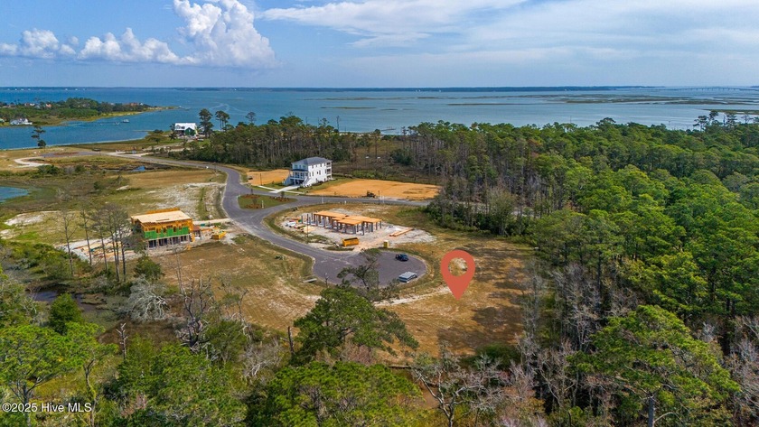 THE PENINSULA! 509 Swan Court is positioned along the right edge - Beach Lot for sale in Beaufort, North Carolina on Beachhouse.com