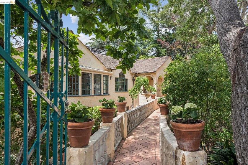 Privately situated behind a gated entry, this extraordinary 1927 - Beach Home for sale in Piedmont, California on Beachhouse.com