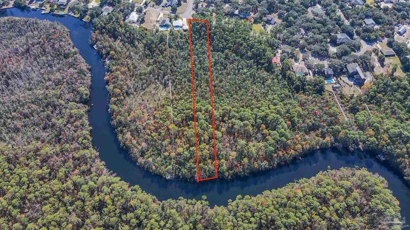 Large waterfront lot on East River in Navarre! With river access - Beach Acreage for sale in Navarre, Florida on Beachhouse.com