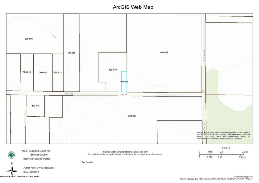 Lot just under an acre in northern Emmet County.  Property - Beach Lot for sale in Carp Lake, Michigan on Beachhouse.com