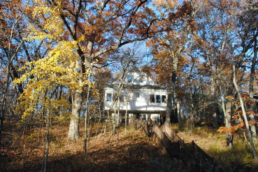 This special cottage in Beverly Shores is perched on a dune and - Beach Home for sale in Beverly Shores, Indiana on Beachhouse.com