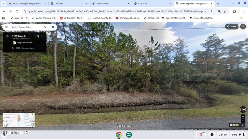 Wooded Waterfront Lot with Gulf Access - Quiet Coastal Setting - Beach Lot for sale in Bay Saint Louis, Mississippi on Beachhouse.com