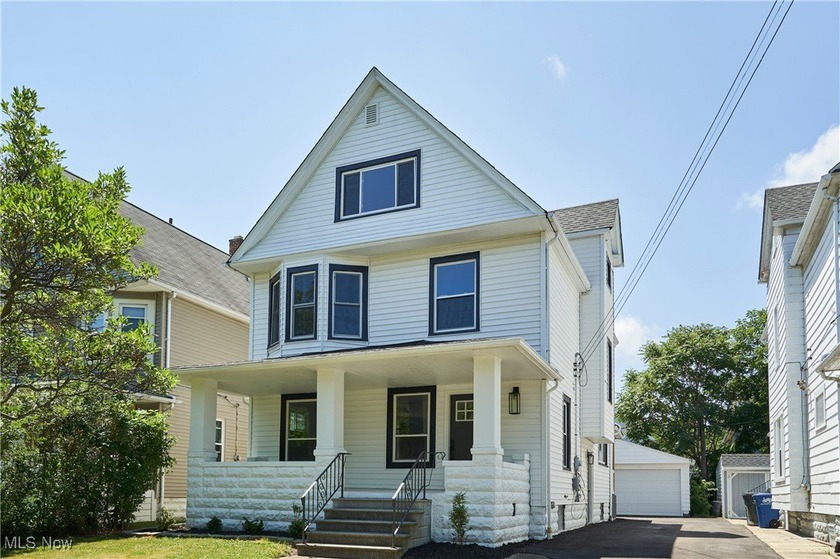 Welcome to this meticulously remodeled 2-story modern Colonial - Beach Home for sale in Lakewood, Ohio on Beachhouse.com