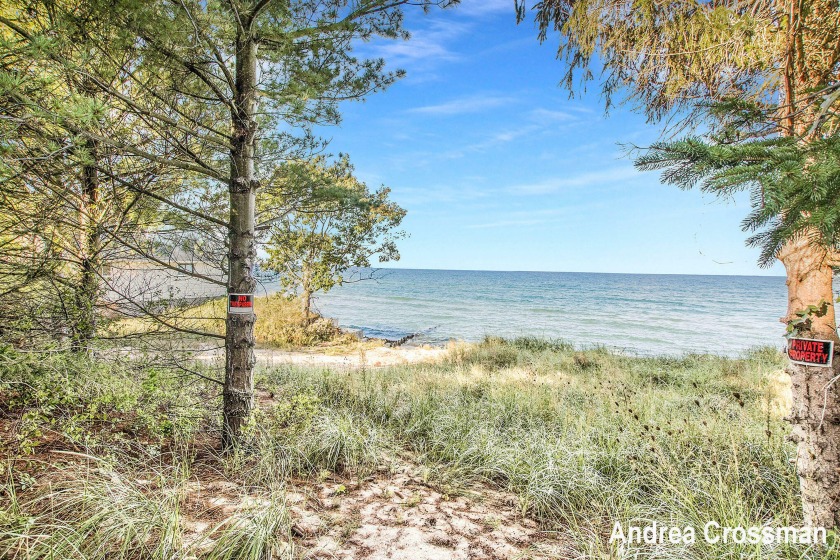 Beautiful low bluff lot on Lake Michigan in Lost Valley on dead - Beach Lot for sale in Montague, Michigan on Beachhouse.com
