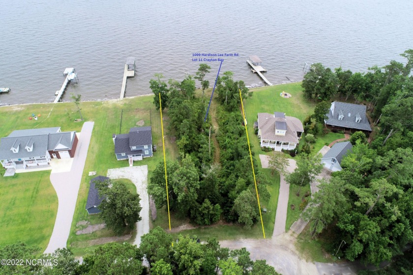 Looking for a Big Water View in Coastal NC?  This nice building - Beach Lot for sale in Arapahoe, North Carolina on Beachhouse.com