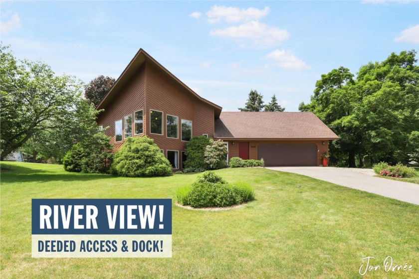 Amazing river views, deeded river access, a huge yard w/ a pond - Beach Home for sale in Douglas, Michigan on Beachhouse.com