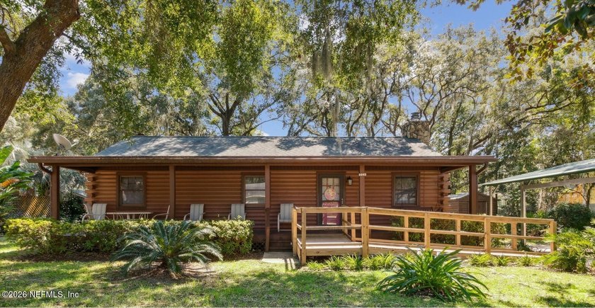 Discover the ultimate island escape in this authentic log home - Beach Home for sale in Fernandina Beach, Florida on Beachhouse.com
